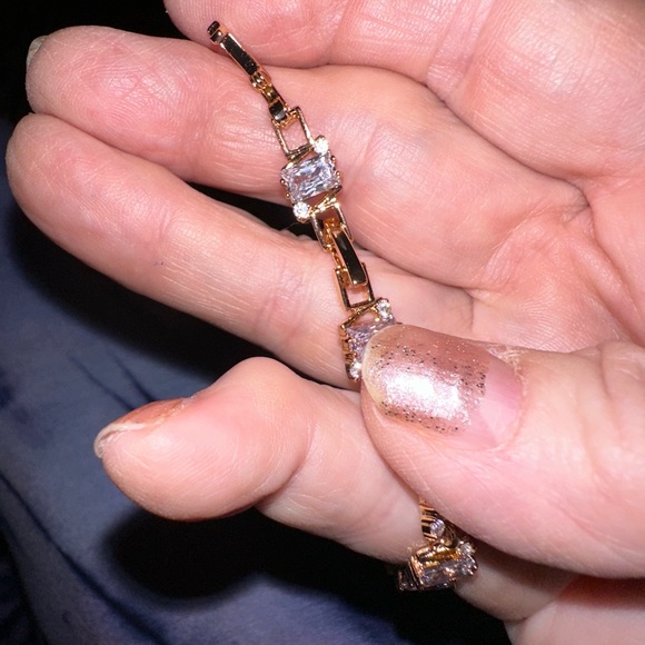 XIUPING MOISSANITE BRACELET CLEAR STONES BRAND NEW! - Picture 2 of 3